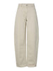 Pieces jeans beige barrel