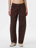 Pieces jeans marrone barrel