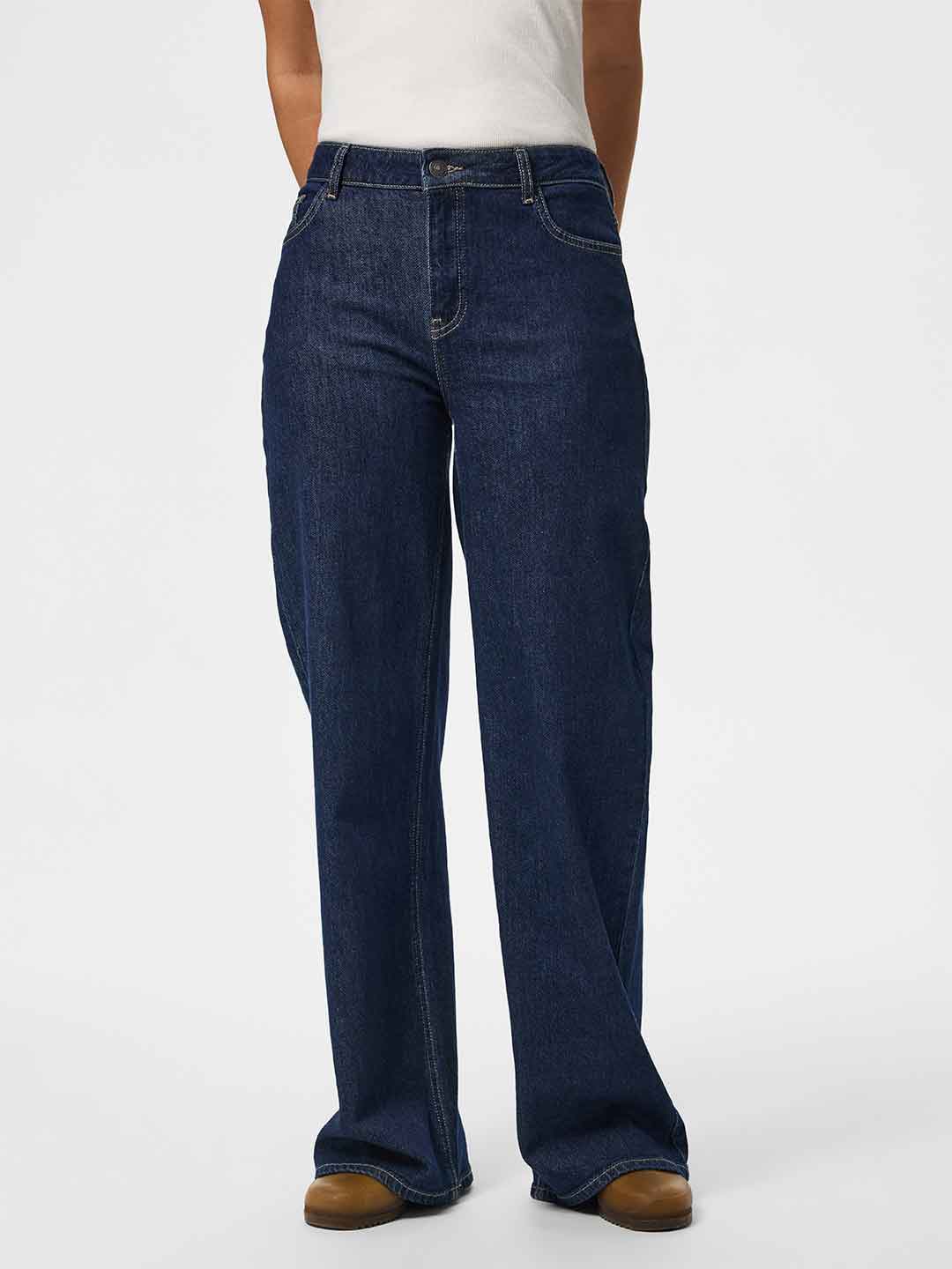 Pieces jeans wide fit 17165935 JEANS PIECES 