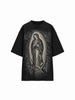 Present Day t-shirt nero con madonna