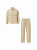 Present Day Atlas coordinato beige con tasconi