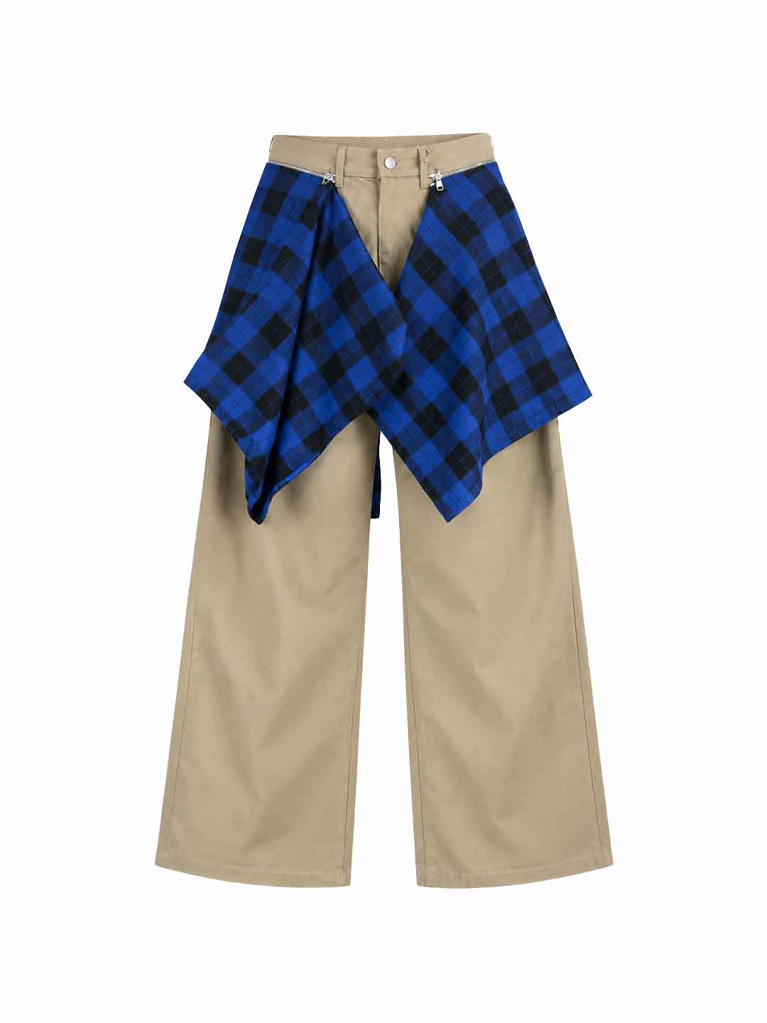 Present Day pantalone beige con camicia blu PRS203B BEIGE PRESENT DAY 