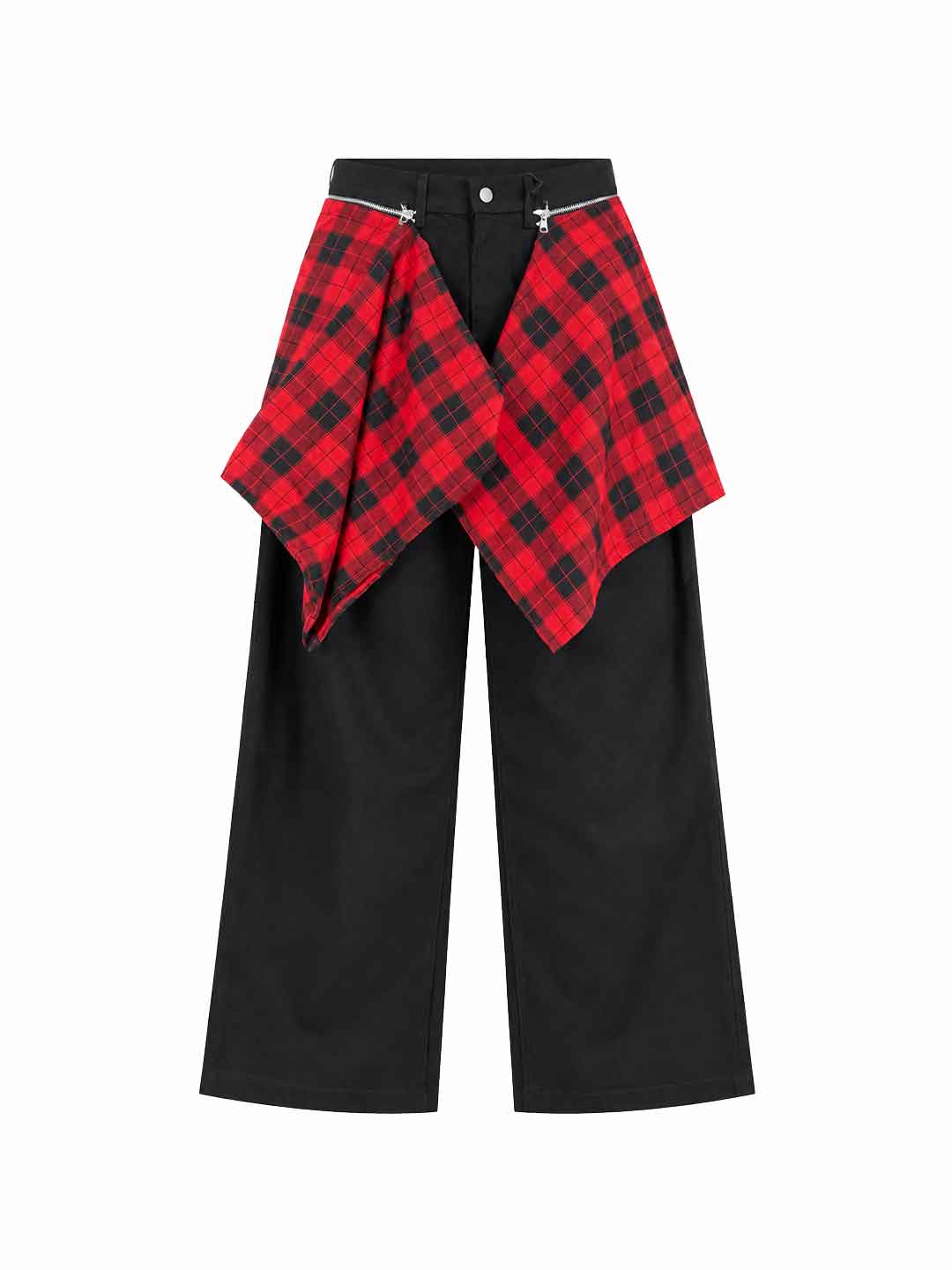 Present Day pantalone nero con camicia rosso PRS203N NERO PRESENT DAY 