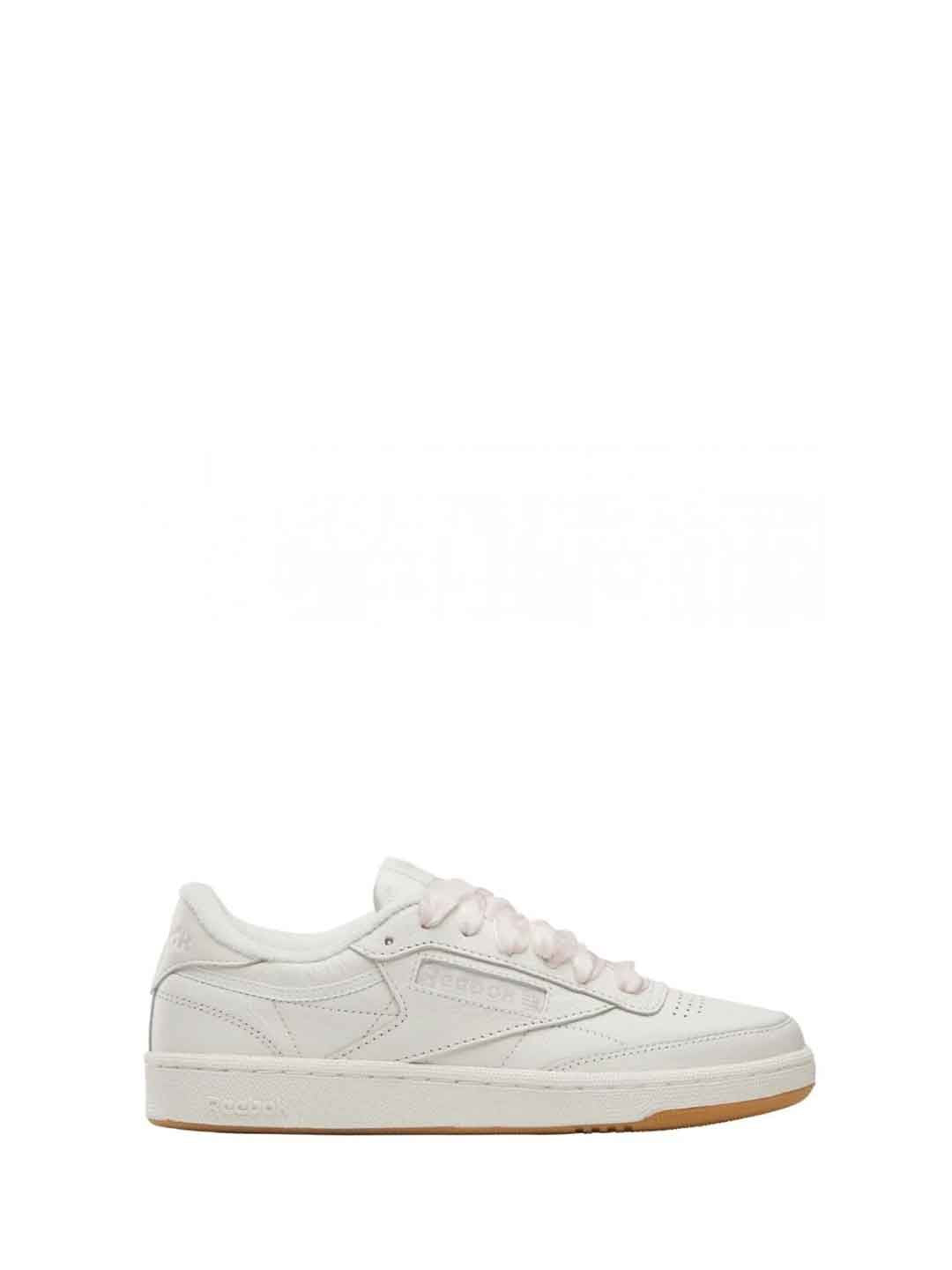 Reebok Club C 85 Vintage sneakers bianco con lacci rosa 100260673 BIANCO REEBOK 