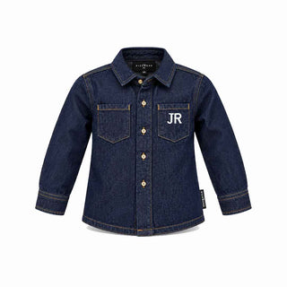 John Richmond camicia kids blu in jeans 6-36 mesi 26068 BLU JOHN RICHMOND 