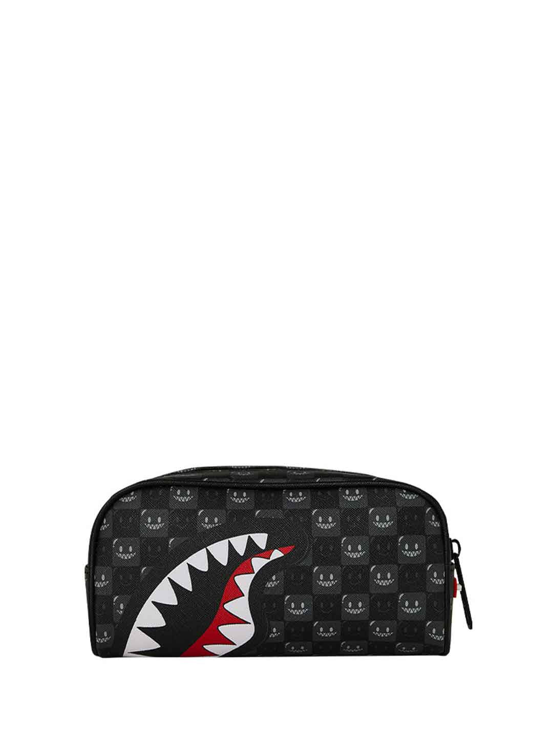 Sprayground Shark In Paris WTF Bubbly Black Check astuccio nero 910B9316NSZ NERO SPRAYGROUND 