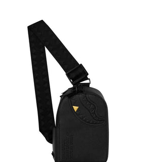 Sprayground Gold Tooth borsello nero con dente oro 910B9326NSZ NERO SPRAYGROUND 