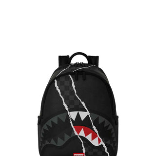 Sprayground Center Rip Revealing Gray Check Savage zaino nero mini 910B9347NSZ NERO SPRAYGROUND 