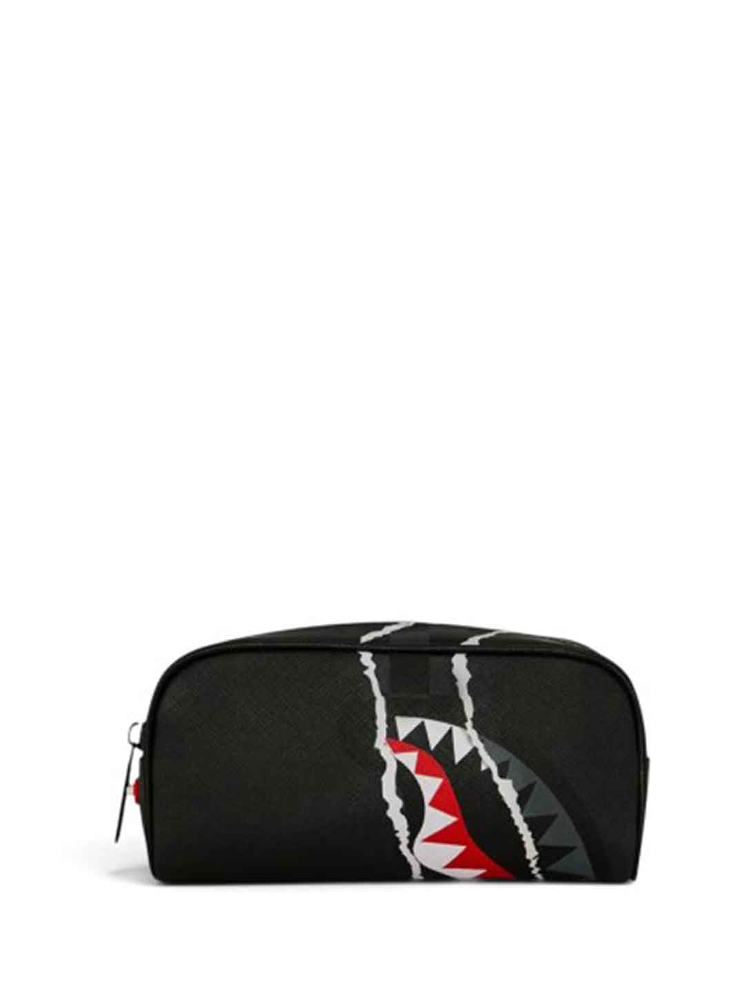 Sprayground Center Rip Revealing Gray Check astuccio nero 910B9354NSZ NERO SPRAYGROUND 