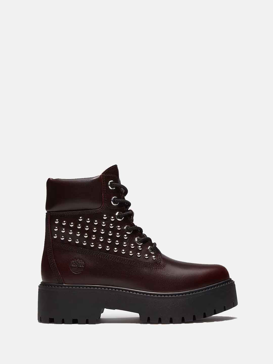 Timberland Stone Street Plateau anfibio bordeaux platform con borchie TB0A5N3YEIW BORDEAUX TIMBERLAND 