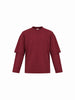 Tokyo t-shirt bordeaux con doppia manica
