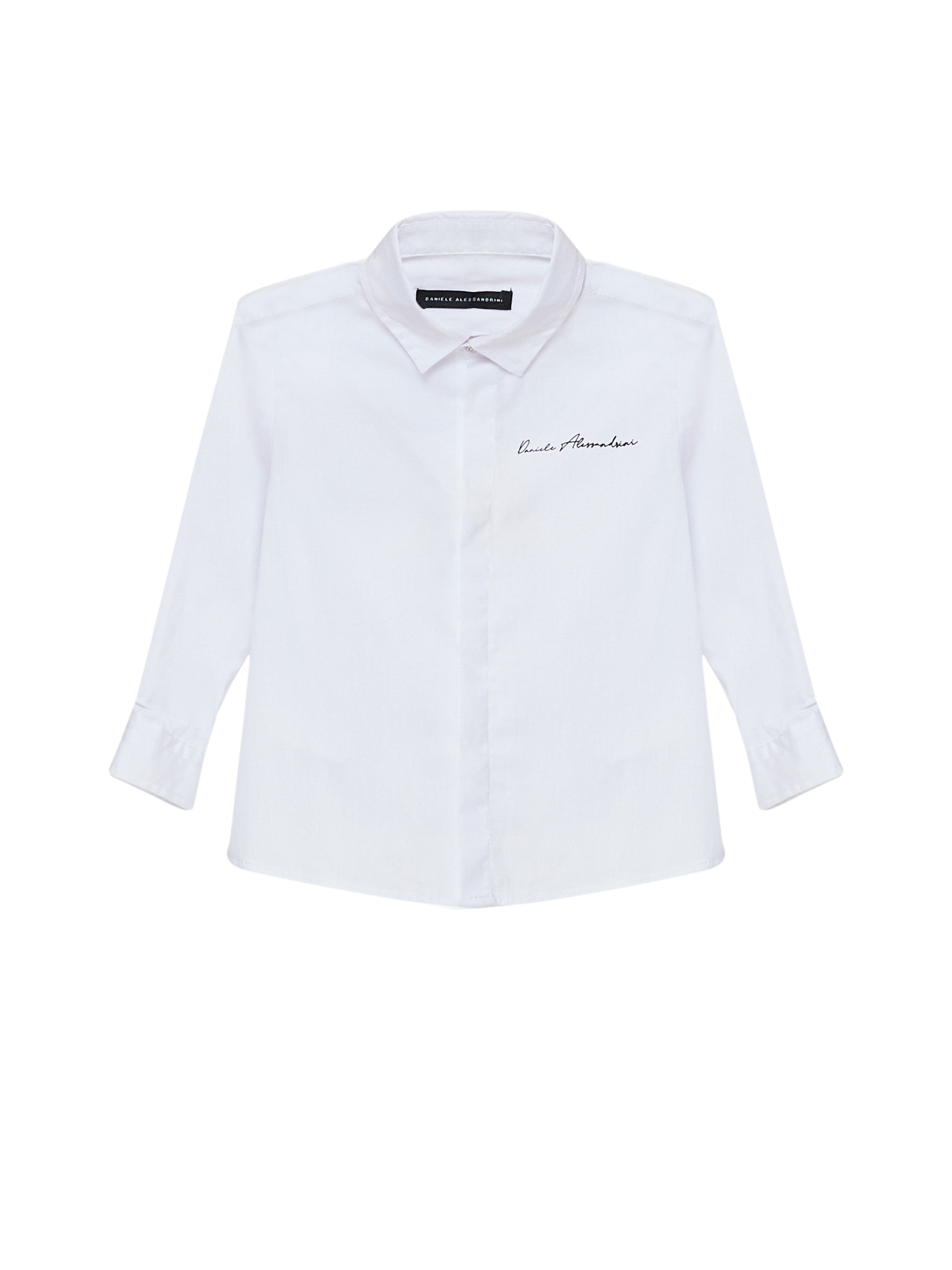 Daniele Alessandrini camicia neonato bianco<BR/>