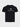 Diadora kids t shirt nera con logo in contrasto