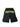 Disclaimer kids black bermuda shorts with logo