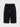 Gaelle kids black bermuda shorts with side logo