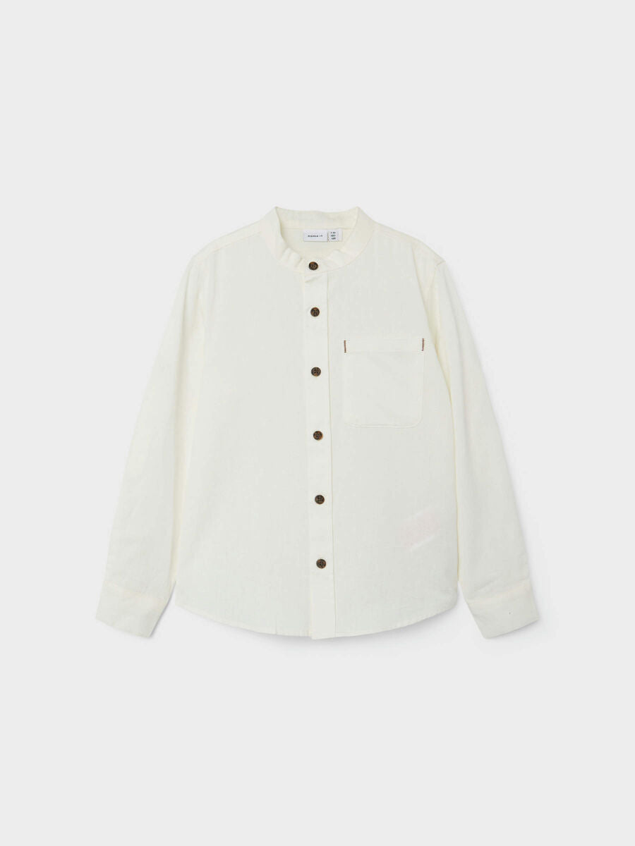 Name It kids camicia bianca a maniche lunghe 13200246 BIANCO NAME IT 