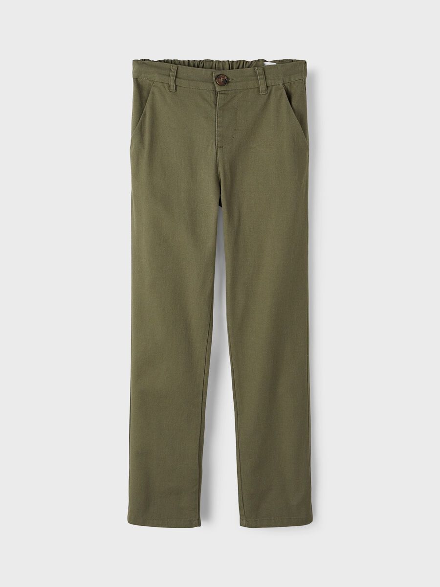 Name It kids pantaloni in cotone verde 13214151 VERDE NAME IT 