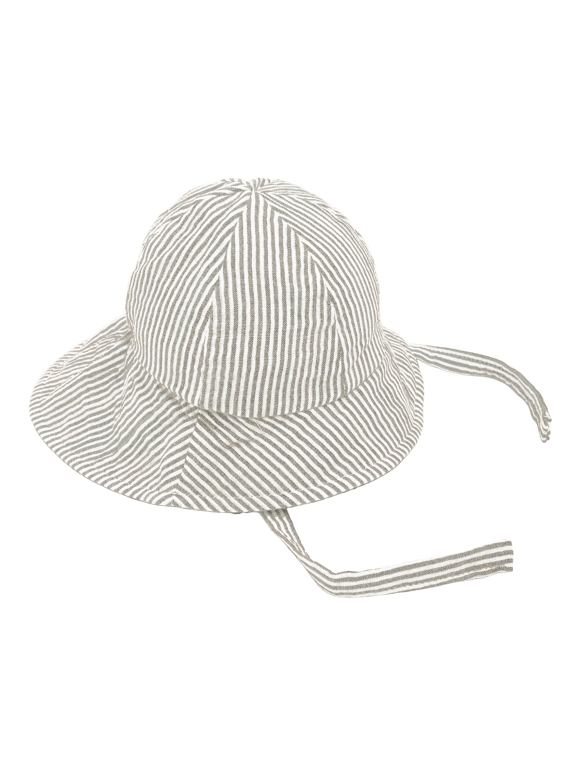 Name It cappello da sole a righe bianco e beige neonati 13214188- BEIGE NAME IT 