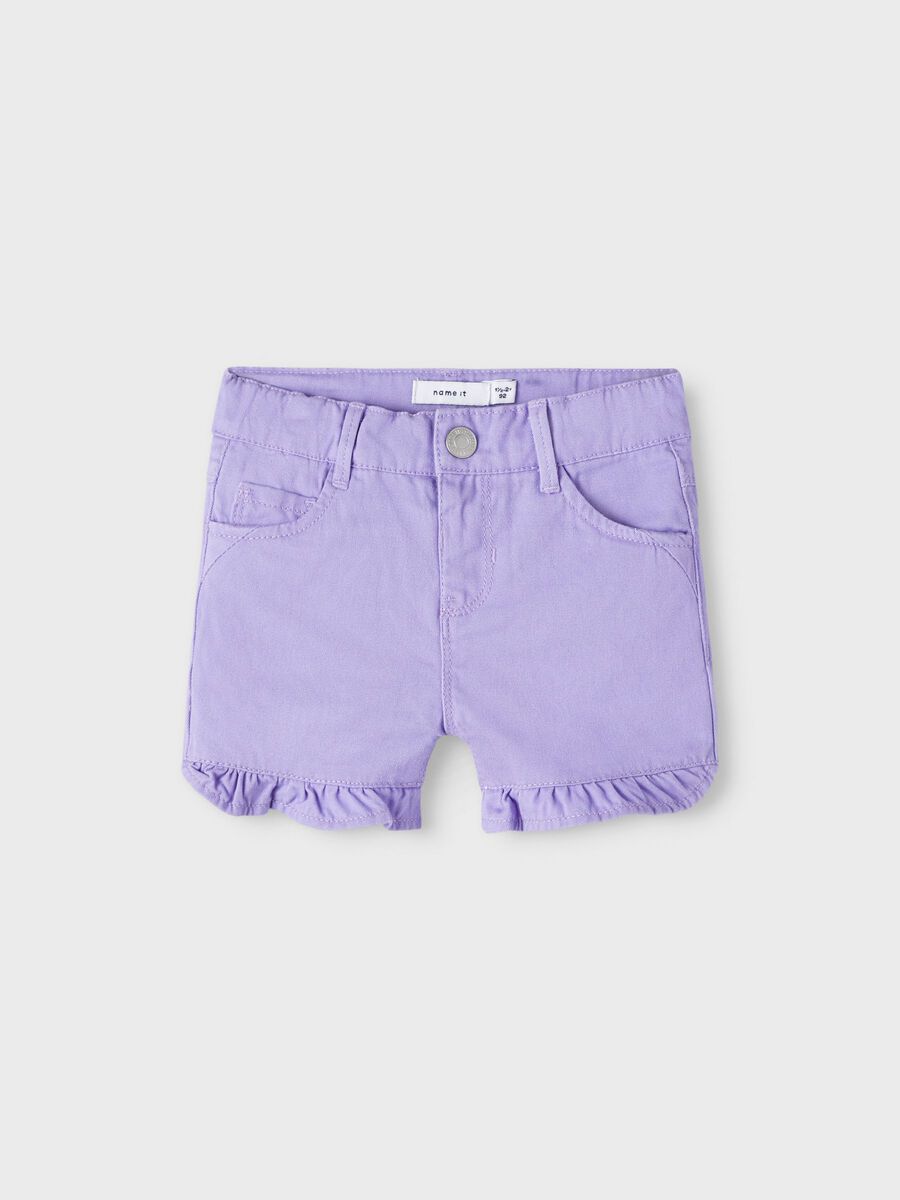 Name It kids shorts in cotone lilla