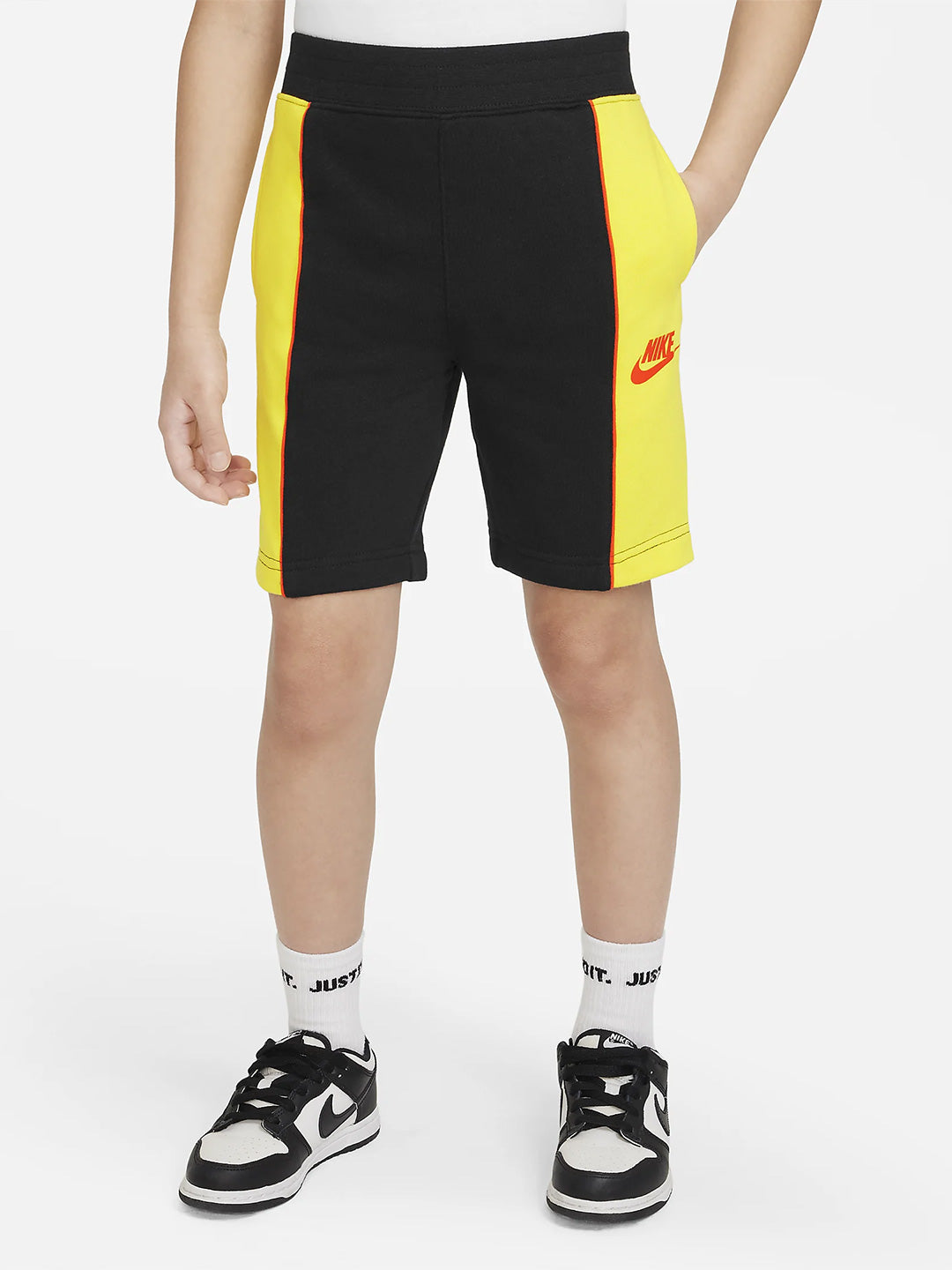 Nike Kids bermuda giallo e nero