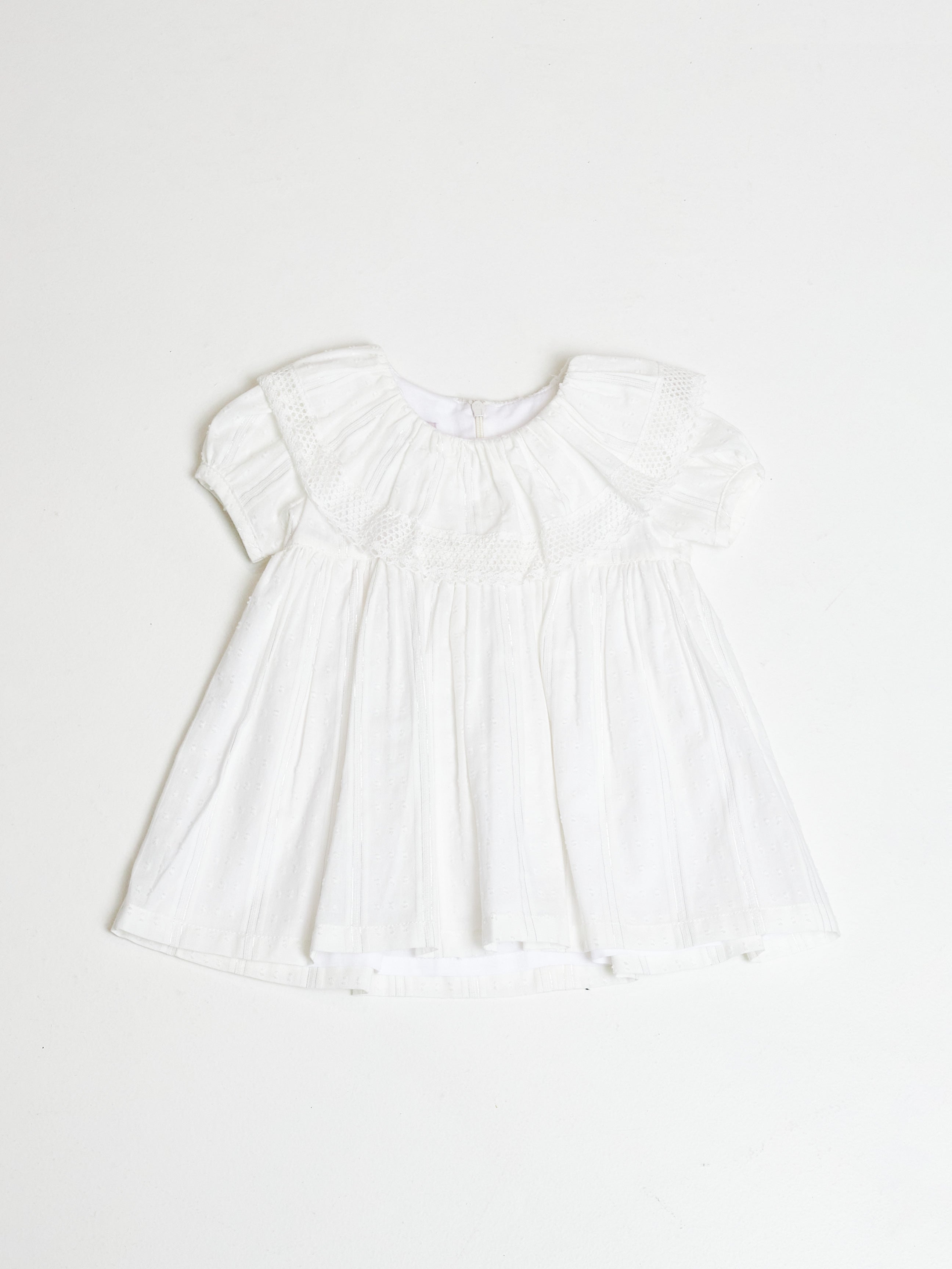 Phi Clothing abito bianco neonati