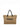 4Giveness Promo Cartapaglia borsa beige con ricamo logo