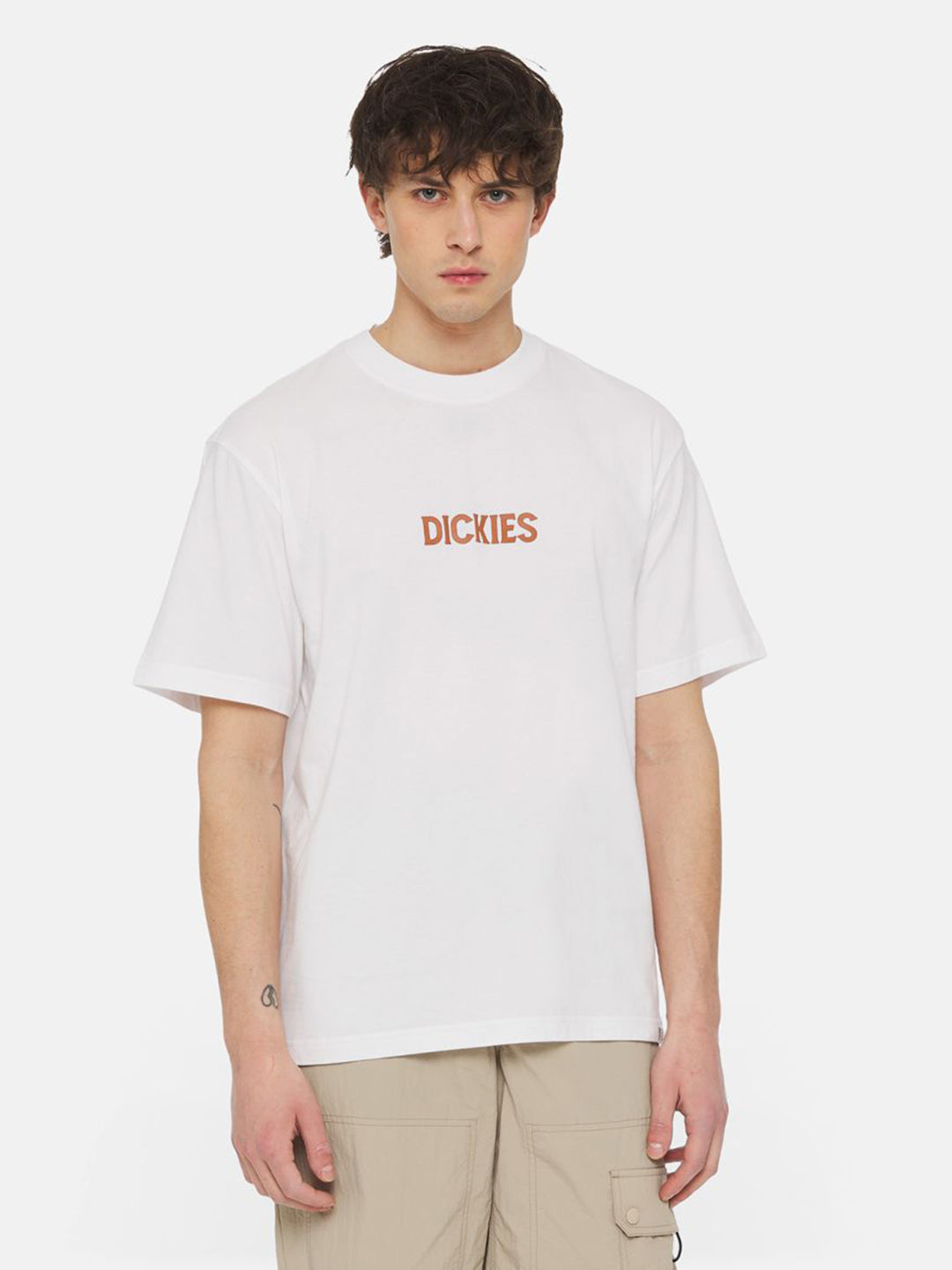 Dickies Patrick Springs t-shirt bianco con logo