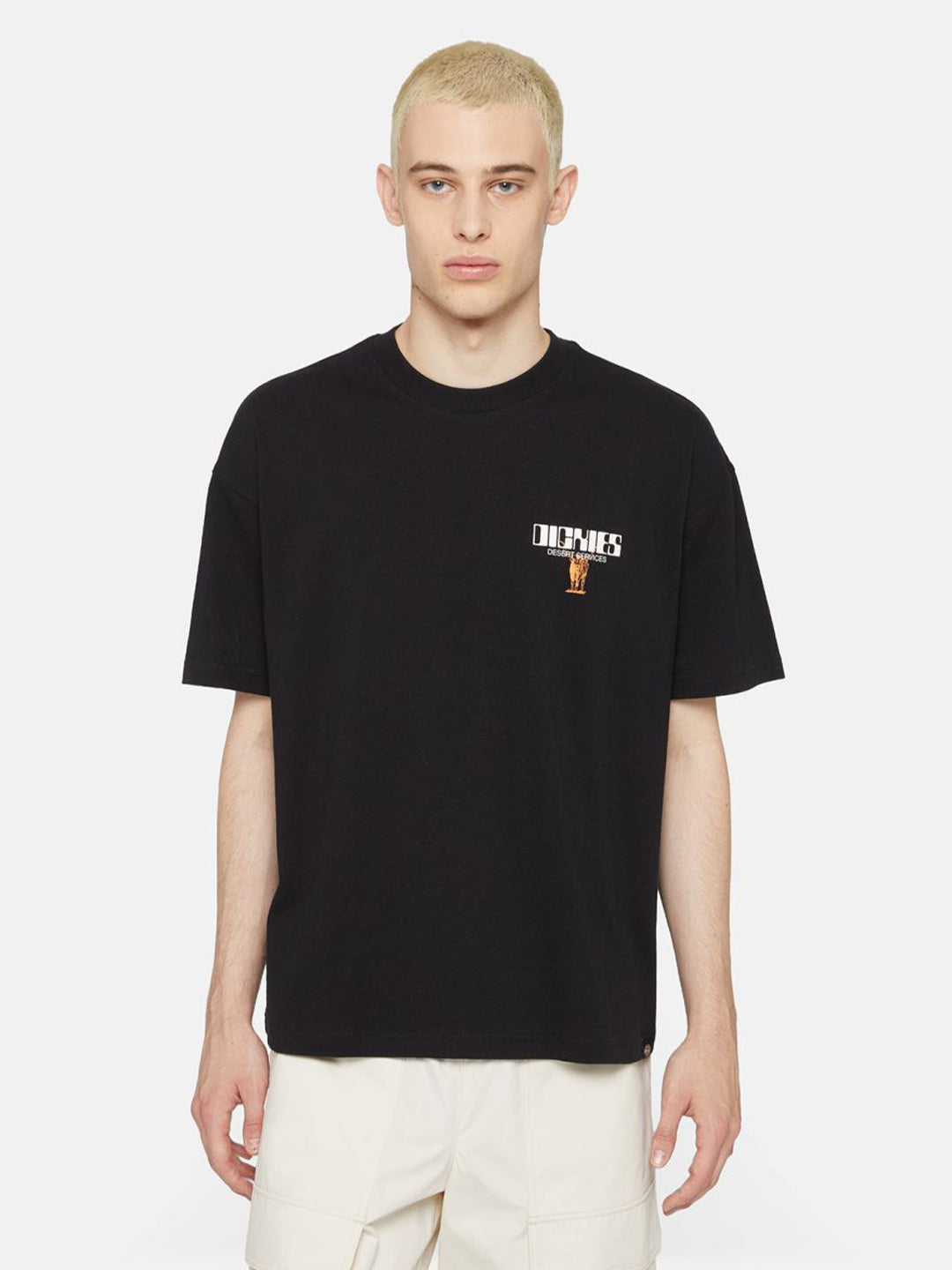 Dickies t-shirt Pearisburg nero con stampa deserto