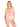 District Margherita Mazzei pink one-piece swimsuit with flower