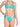 Fabrizia triangle and light blue briefs with laces and transparencies