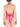 Fabrizia fuchsia one-piece swimsuit with rhinestones