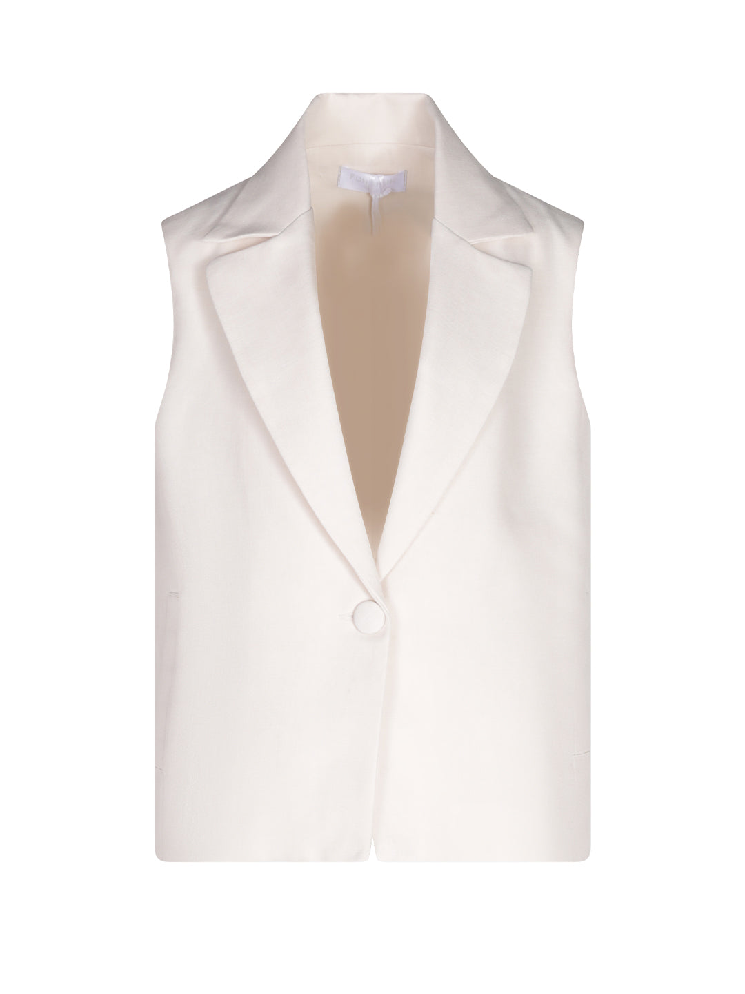 Fun & Fun gilet kids panna con bottone FCJWA16626 PANNA FUN & FUN 