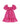 Fun &amp; Fun kids fuchsia patterned dress