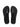 Havaianas Luna black flip flops