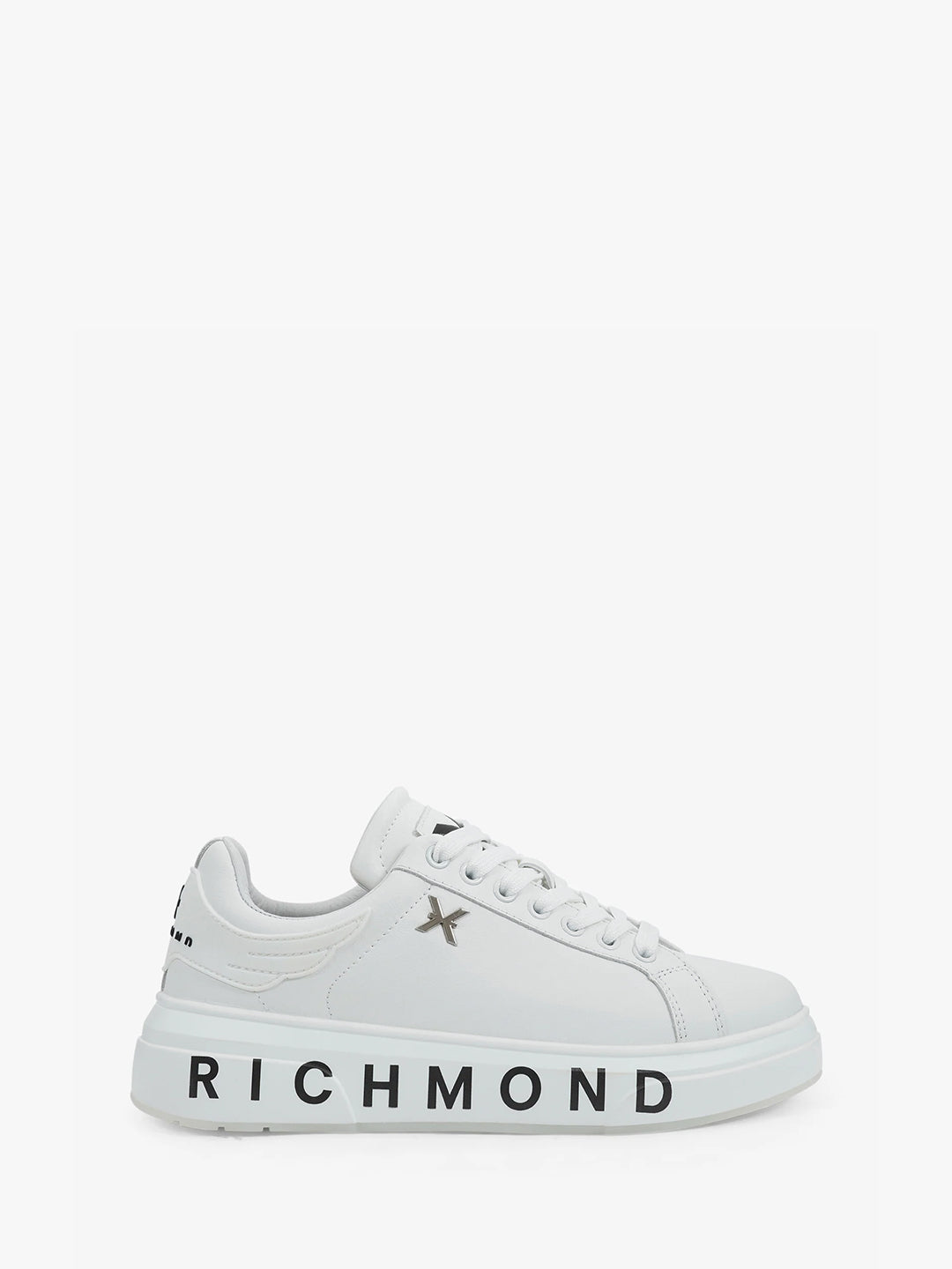 John Richmond 22204 CP A sneakers bianco con logo sulla suola