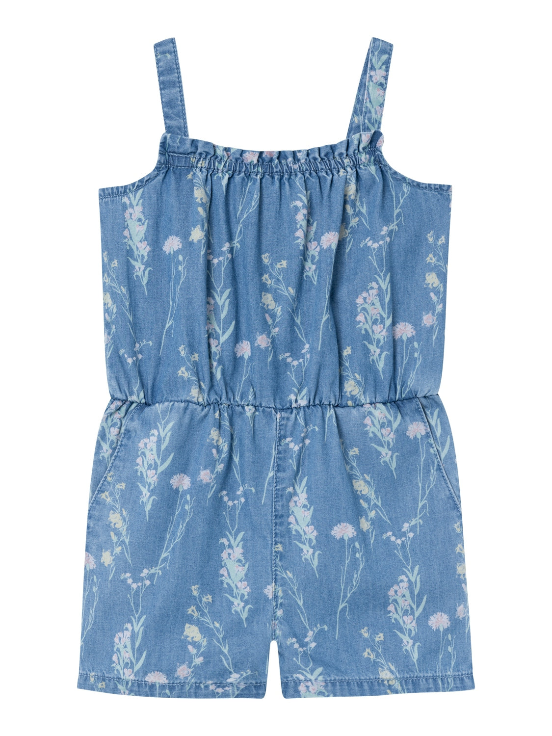 Name It tutina kids di jeans con stampa fiori 13229402 JEANS NAME IT 