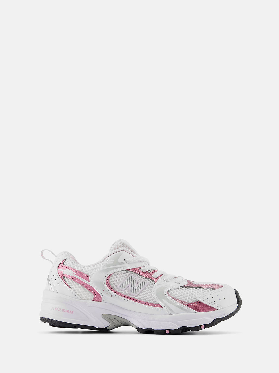 New Balance 530 sneakers kids bianco e rosa