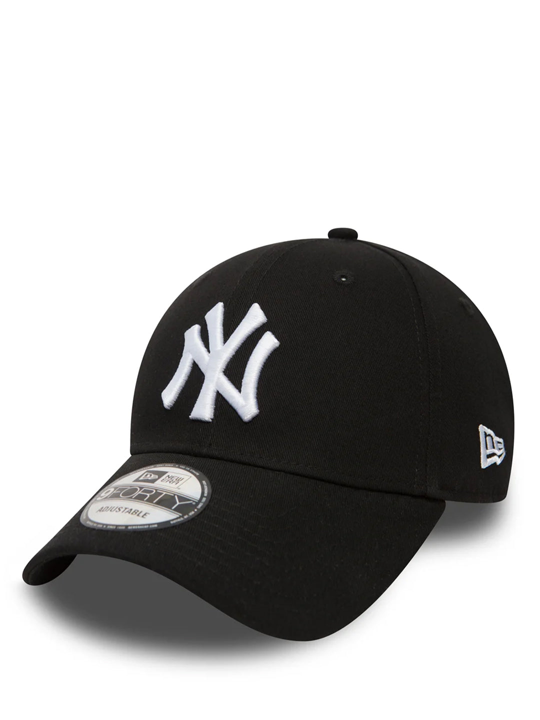 New Era 9Forty cappello nero con logo bianco