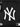 New Era New York Yankees black bag with white logo