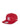 New Era 9Fifty MLB red hat with white logo and flat visor
