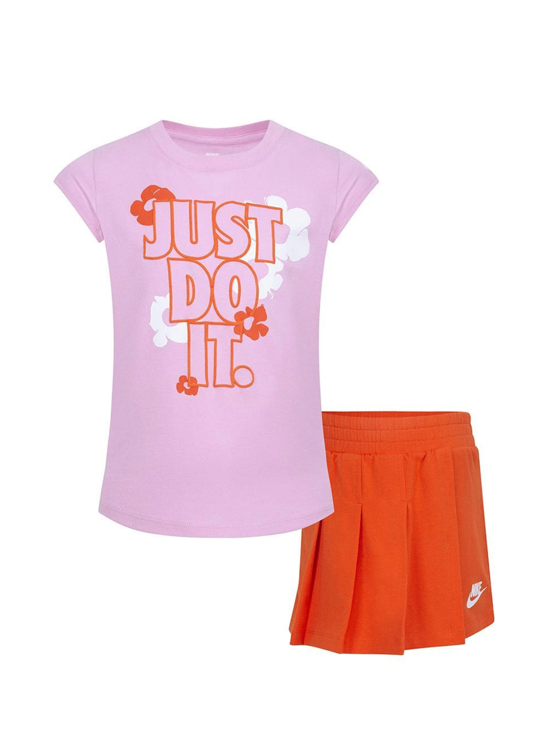 Nike coordinato kids rosa t-shirt e pantagonna