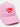 Nike pink kids hat with red logo and flowers