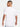 Nike t-shirt bianco con logo centrale celeste