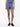 Pieces shorts in denim con strass