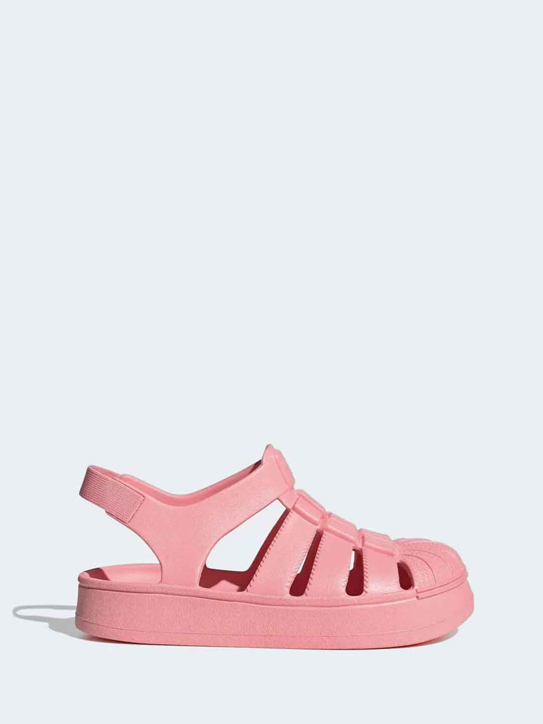 Adidas Super Star sandali kids rosa in gomma 28-34 JI2799 ROSA ADIDAS 