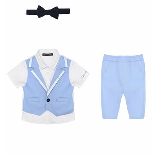 Daniele Alessandrini abito kids celeste 1296K200239 CELESTE DANIELE ALESSANDRINI 