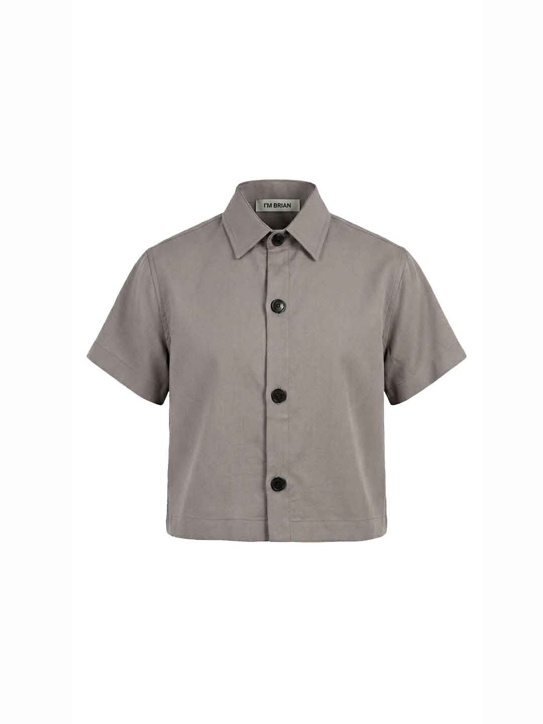 I'm Brian camicia kids grigio mezza manica CA3298J GRIGIO I'M BRIAN 