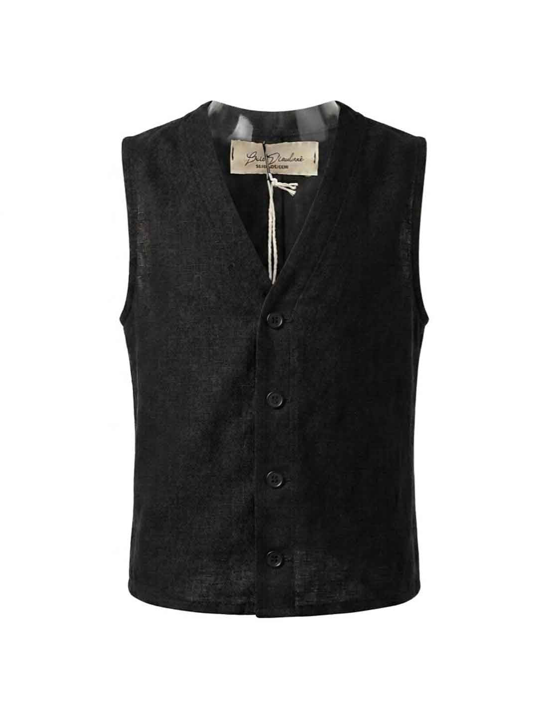 Louis Dieudonne' camicia kids nero smanicata CAMICIA S NERO LOUIS DIEUDONNE' 