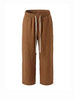 Louis Dieudonne' pantaloni kids tabacco in lino