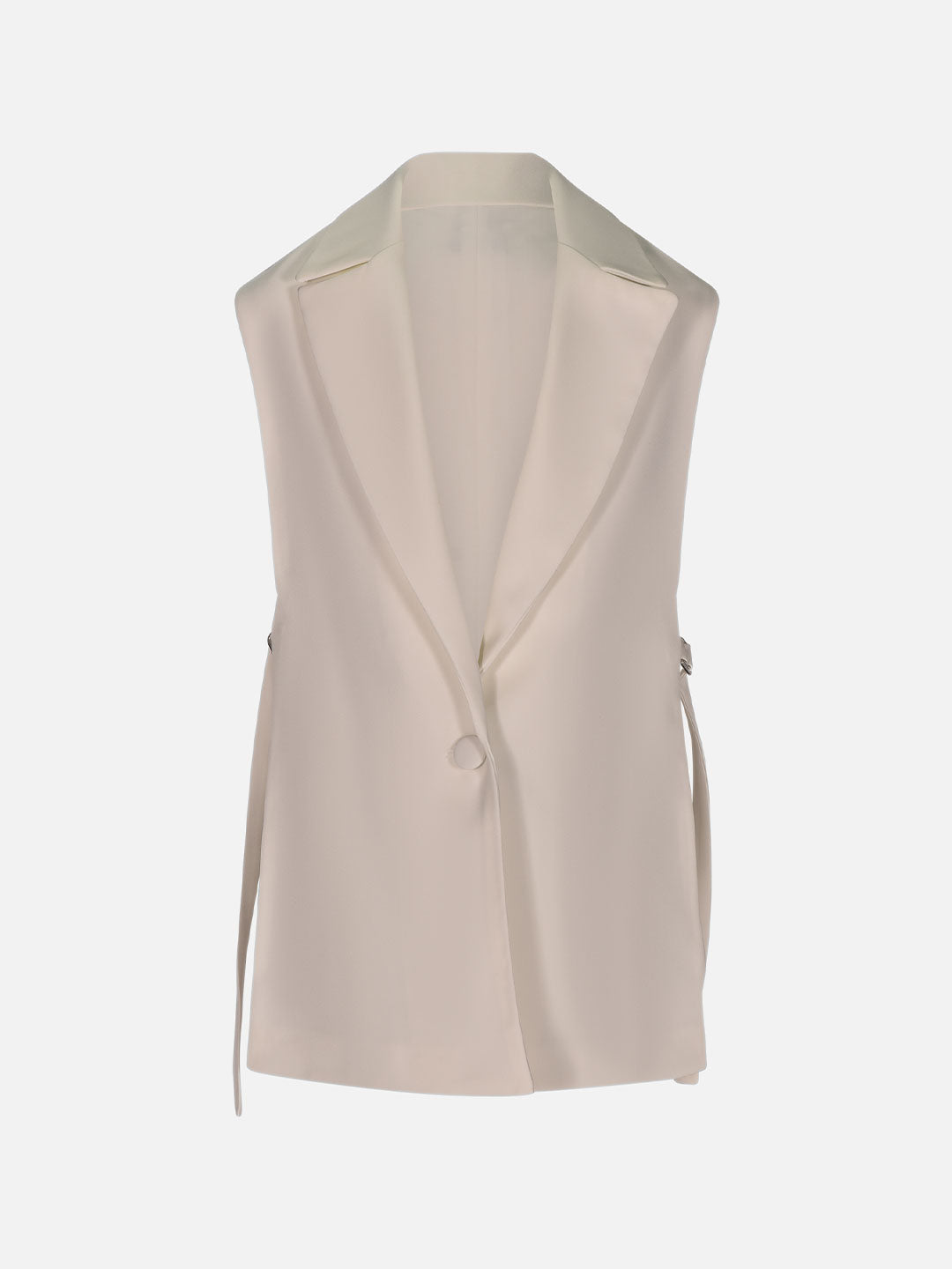 Marc Ellis gilet kids bianco lungo 1184 BIANCO MARC ELLIS 